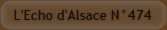 L'Echo d'Alsace N 474